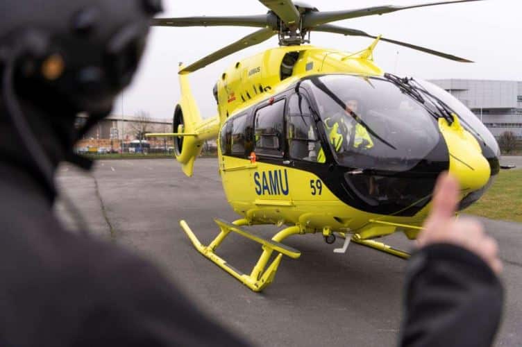 inauguration du nouvel hélicoptère