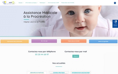 Assistance médicale à la procréation site internet