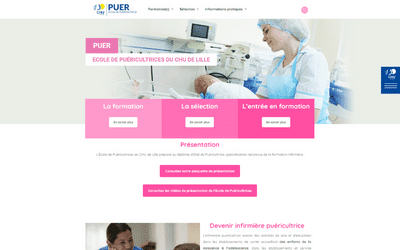 Ecole de puéricultrices site internet