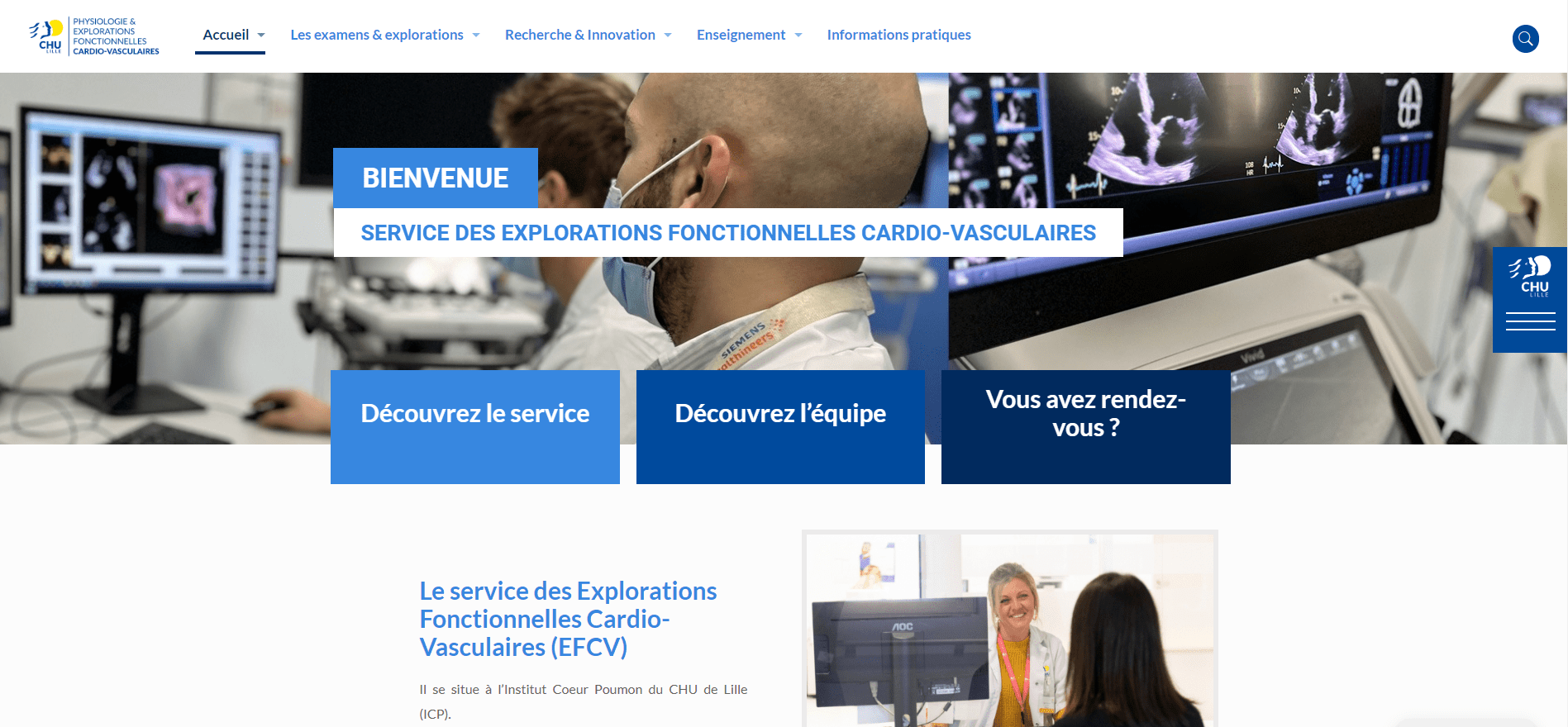 site web EFCV