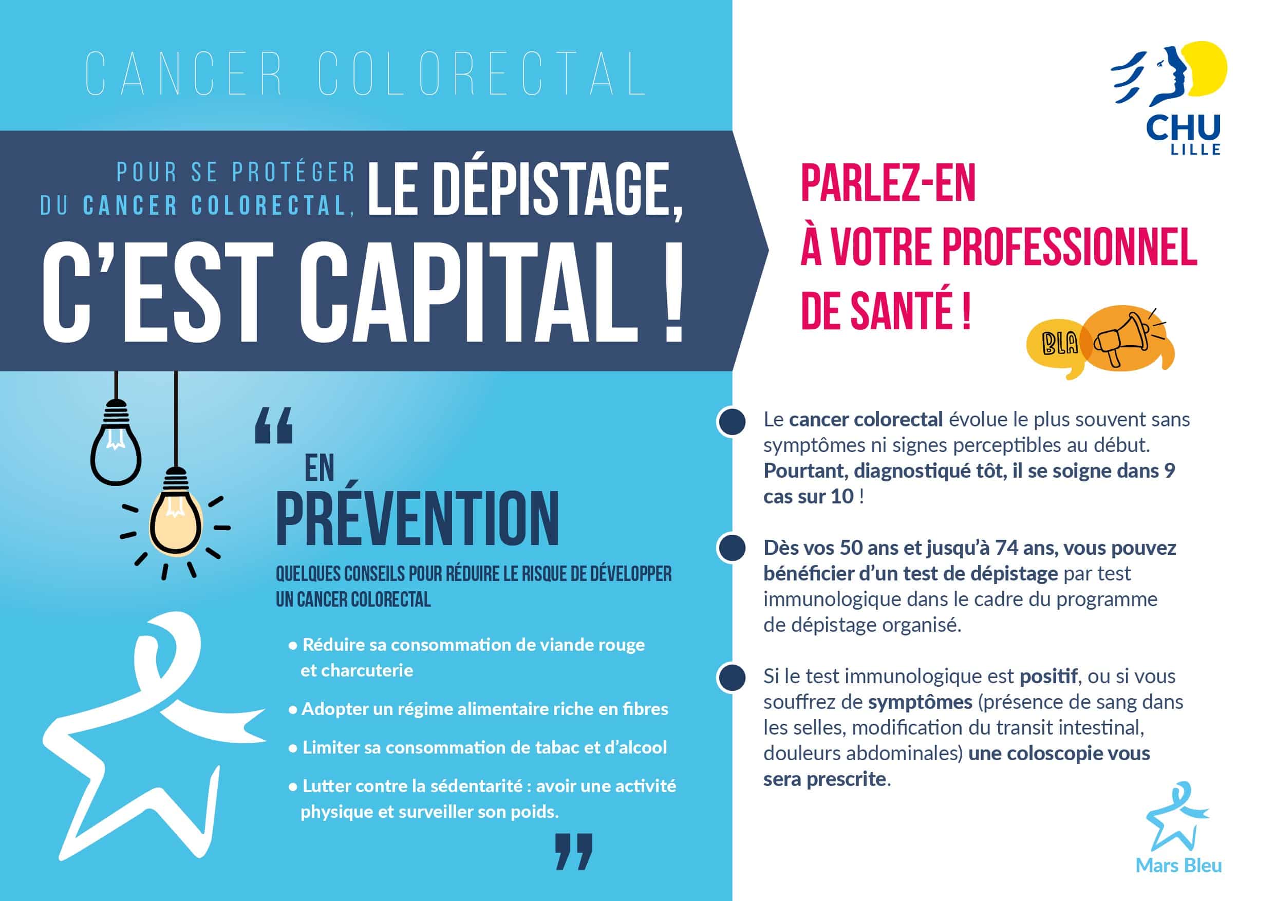 affiche dépistage cancer colorectal