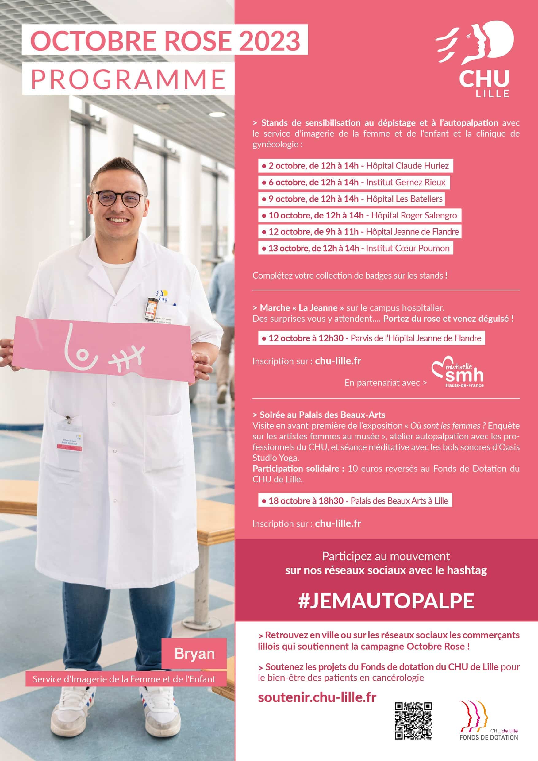 programme octobre Rose 2023