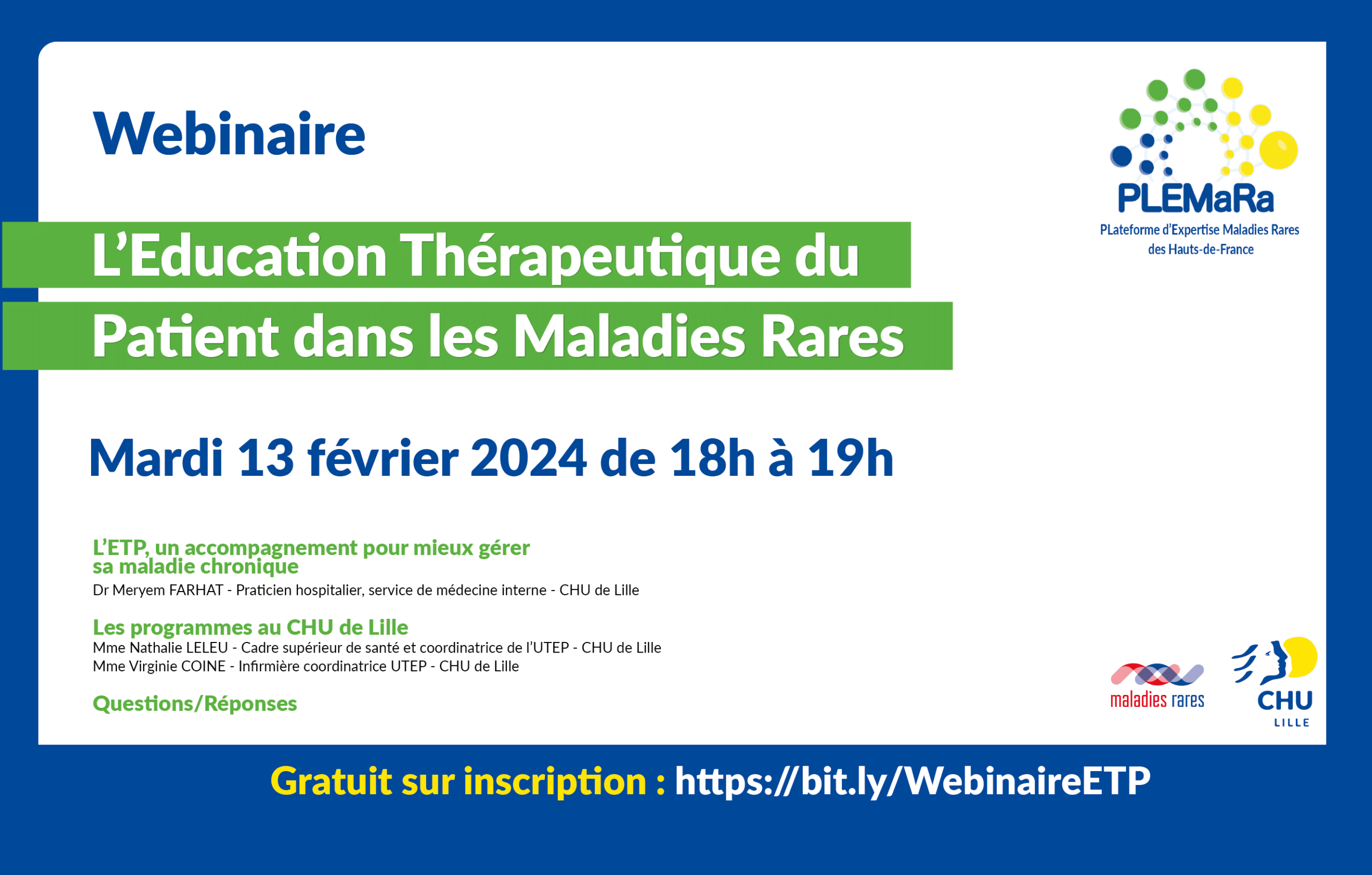 Plemara 2024 actualité webinaire du mardi 13 février