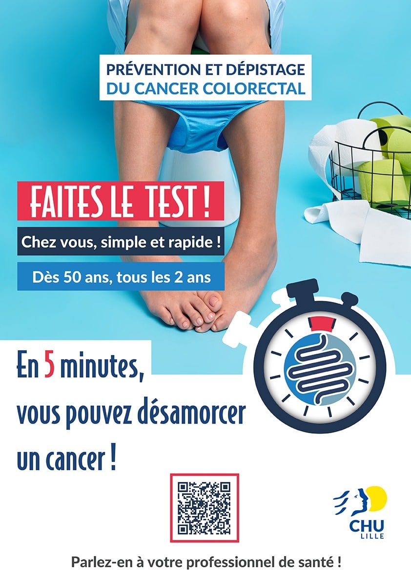 Opération mars bleu pour le dépistage du cancer colorectal