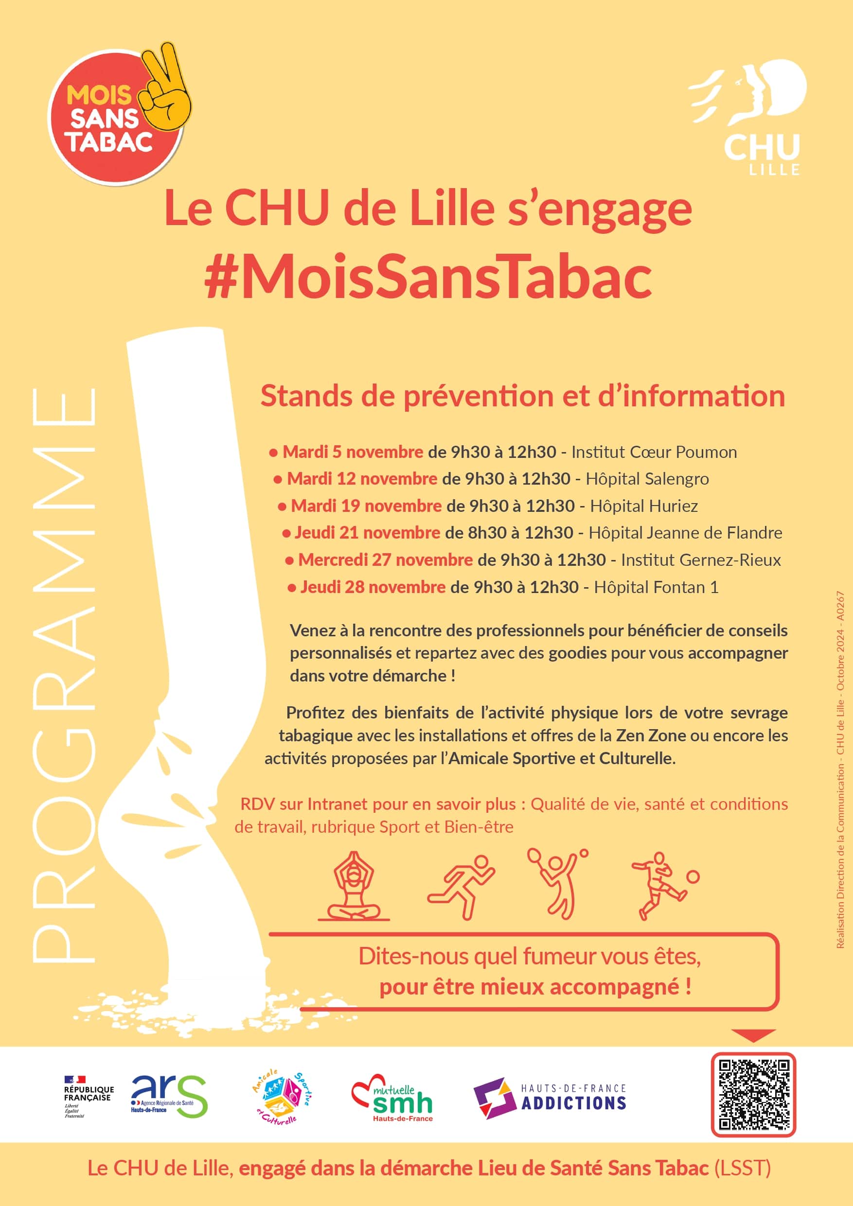 Mois Sans Tabac 2024: participez au sevrage tabagique